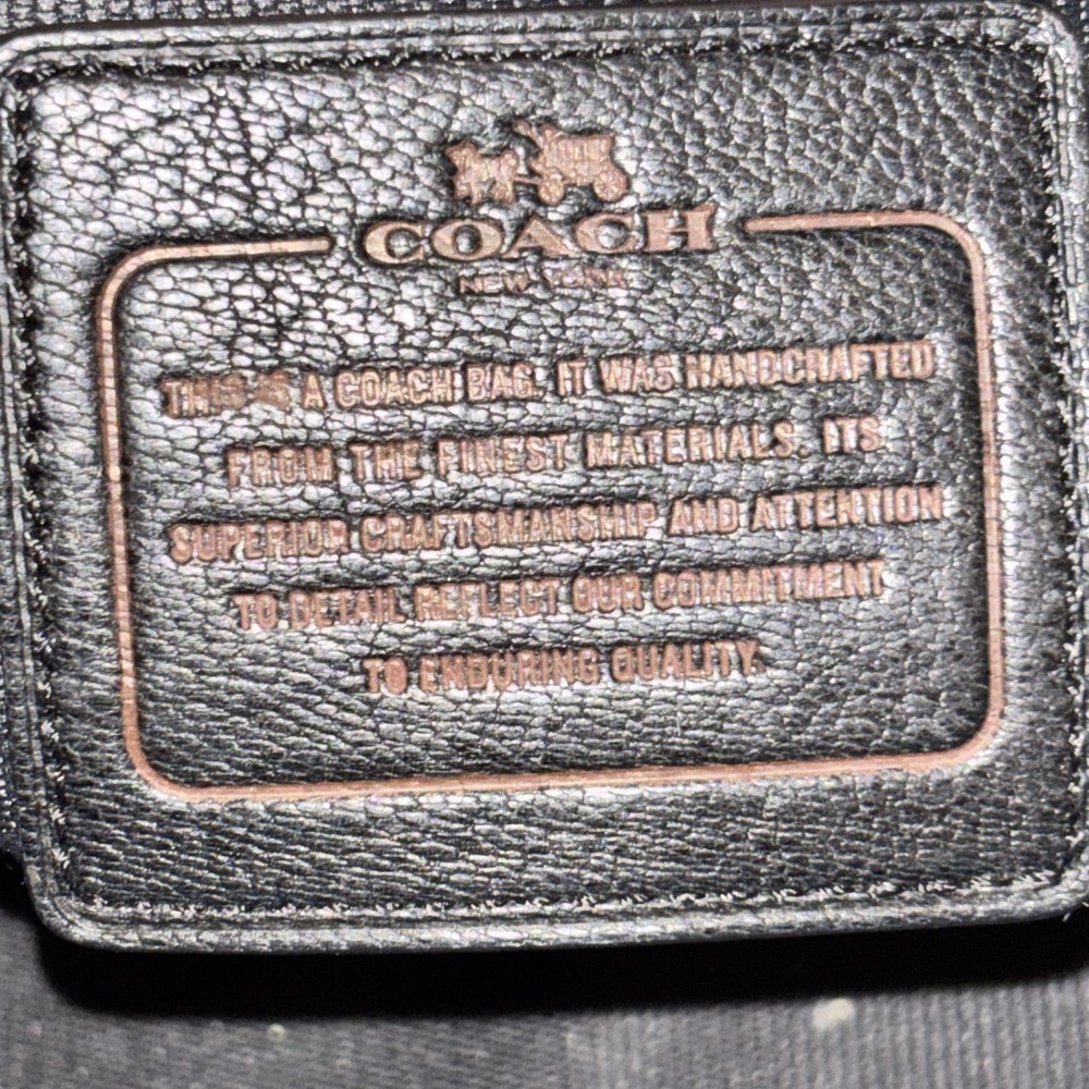 Coach Rhyders Satchel Metallic Leather - Picture 9 of 12